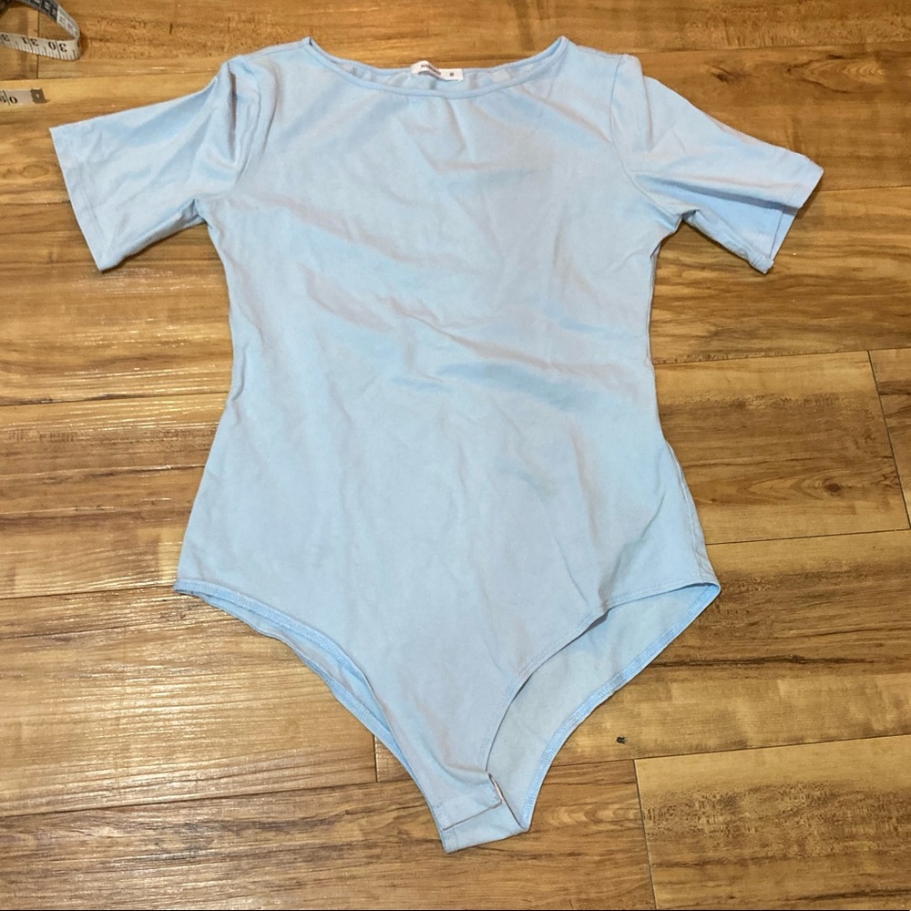 Baby blue bodysuit